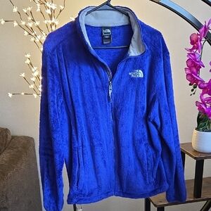 The North Face Purple Jacket Plush Fleece Full-Zip XL